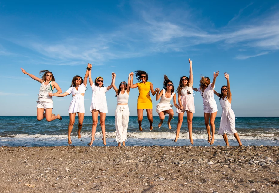 bachelorette, Photoshoot, marriage, Marbella, Costa del Sol, Malaga, wedding, Photography, Photographer, Model, fashion, Photo, Beach, group